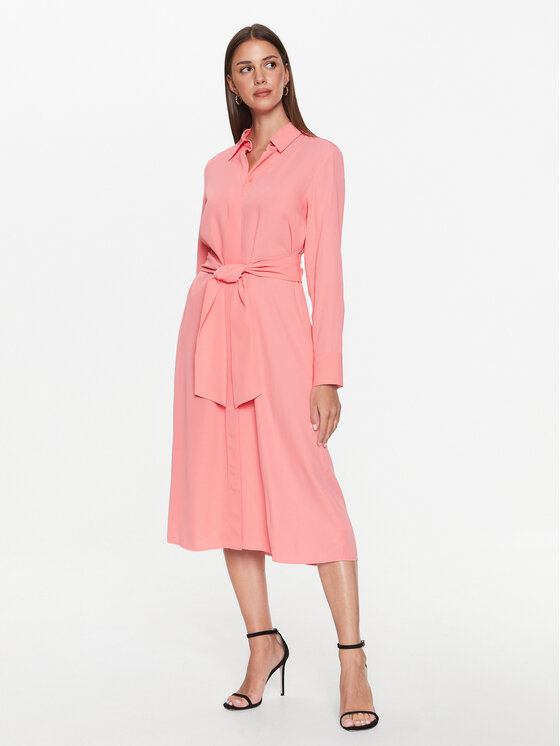 Seidensticker Seidensticker Hemdkleid 60.134572 Rosa Regular Fit