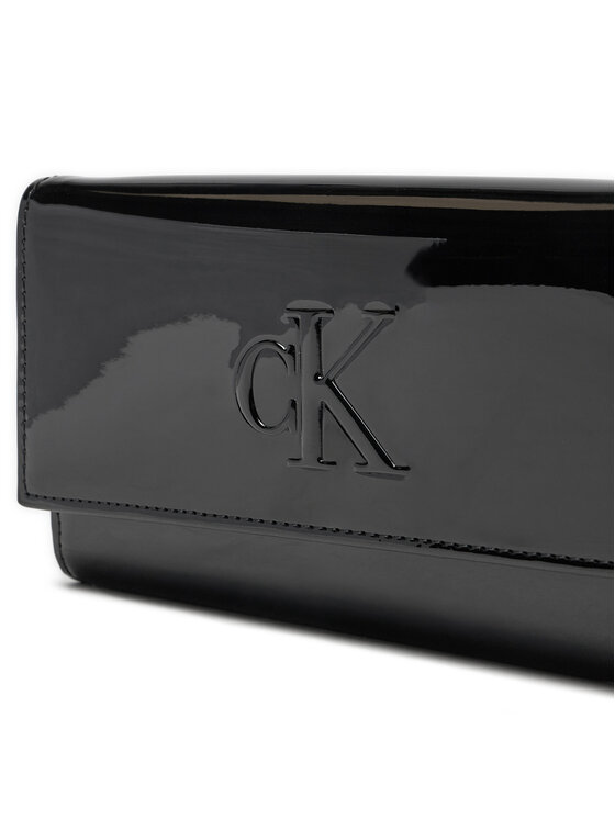 Calvin Klein Jeans Calvin Klein Jeans Torbica Sculpted Long Fold Im K60K613061 Crna