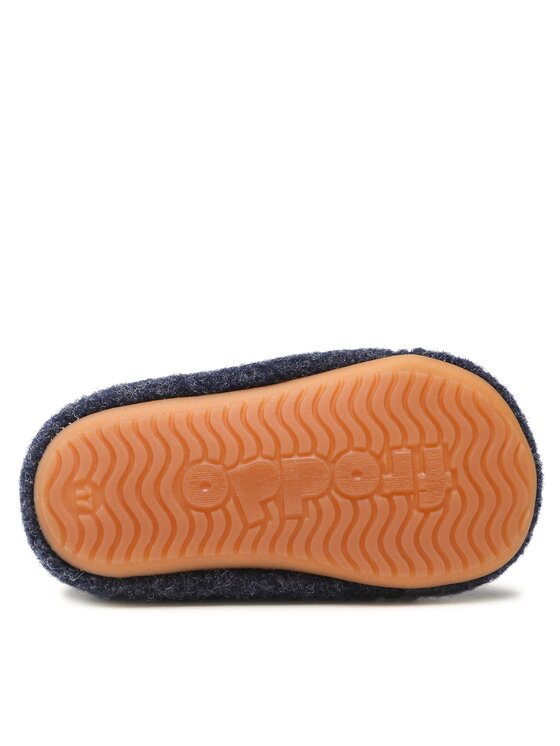 Froddo Froddo Kapcie Prewalkers Wooly G1170002 Niebieski