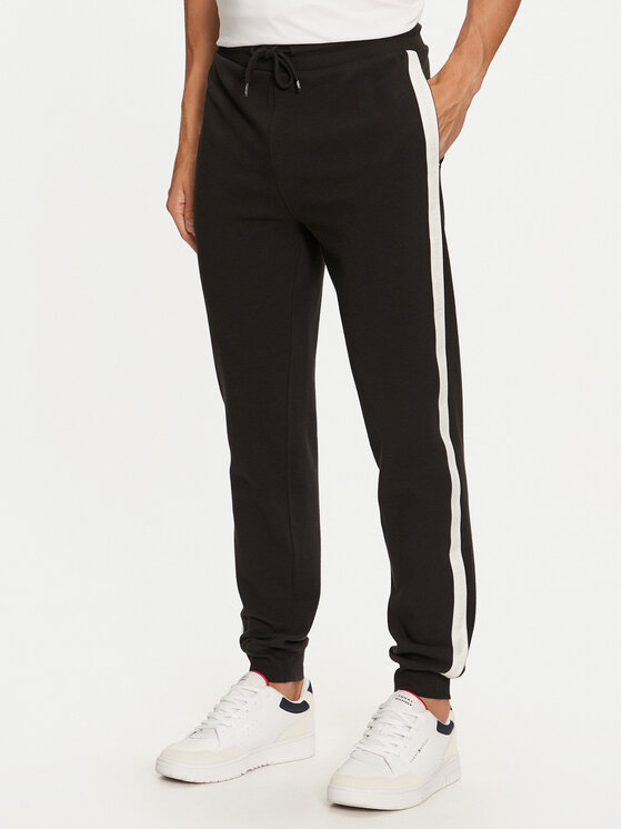Tommy Hilfiger Tommy Hilfiger Pantaloni trening UM0UM03013 Negru Regular Fit