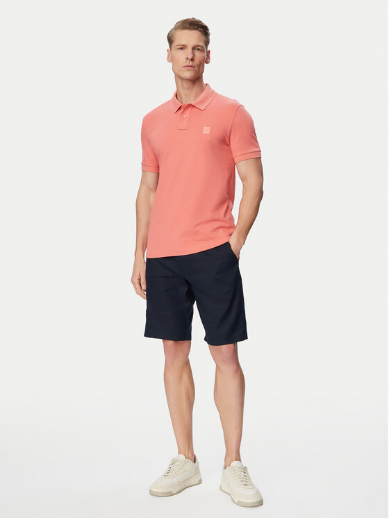 BOSS BOSS Stoffshorts 50559178 Dunkelblau Regular Fit