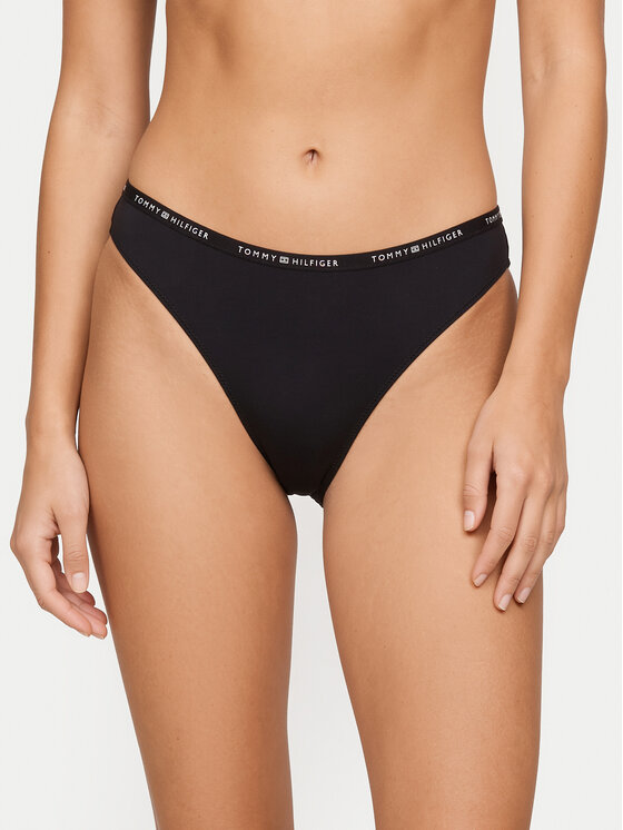 Tommy Hilfiger Tommy Hilfiger Komplet stringów UW0UW06343 Czarny