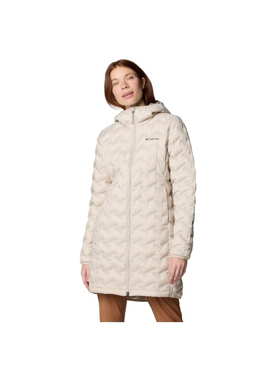 Columbia Columbia Kurtka puchowa Delta Ridge™ II Long Down Jacket Beżowy Regular Fit