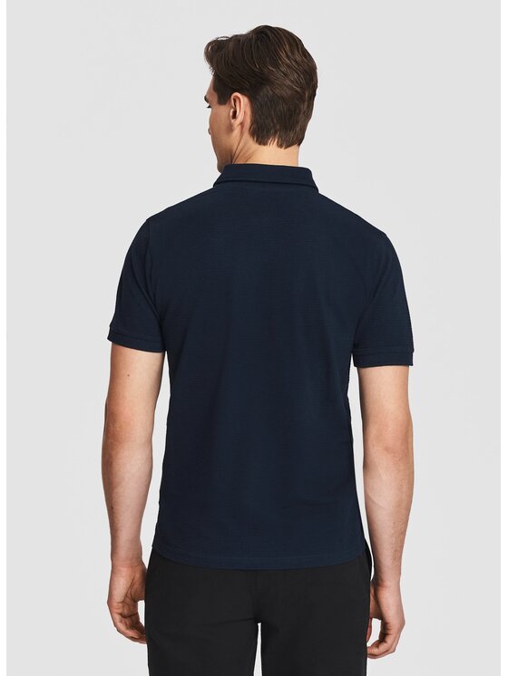 Pako Lorente Pako Lorente Polo P26SF-TX-019 Granatowy Classic Fit