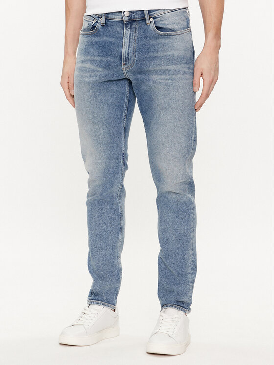 Calvin Klein Jeans Džinsi J30J324844 Zils Slim Fit