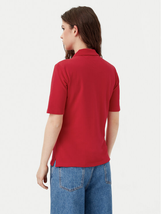 Tommy Hilfiger Tommy Hilfiger Polo 1985 WW0WW43224 Czerwony Regular Fit