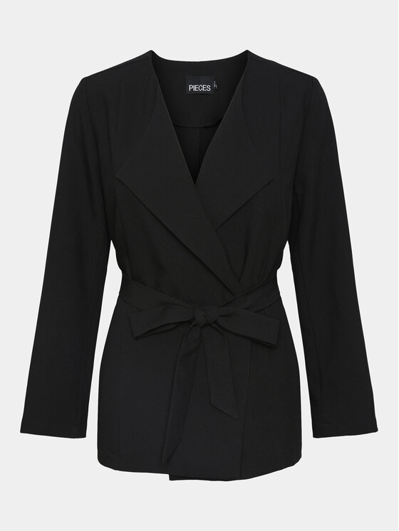 Pieces Pieces Marynarka Bosella 17146550 Czarny Regular Fit