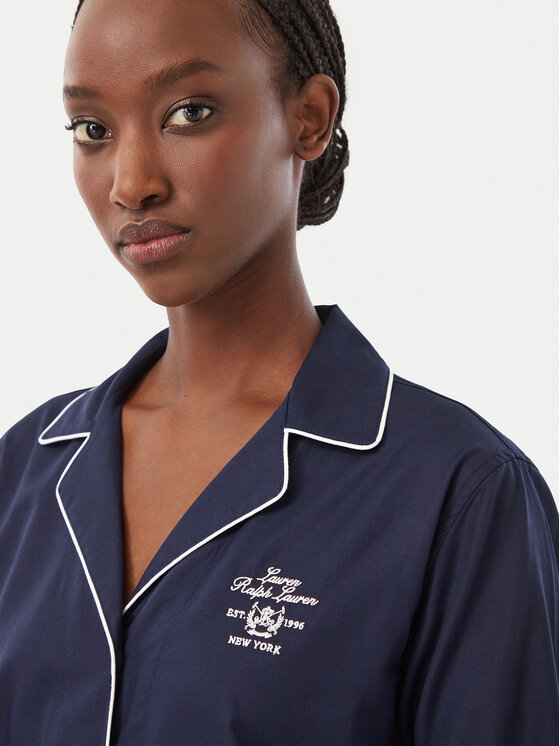 LAUREN RALPH LAUREN LAUREN RALPH LAUREN Cămașă de noapte ILN32545 Bleumarin Regular Fit