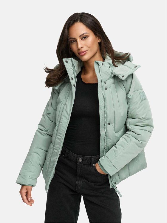 Navahoo Navahoo Kurtka zimowa Zauberlicht Zielony Regular Fit