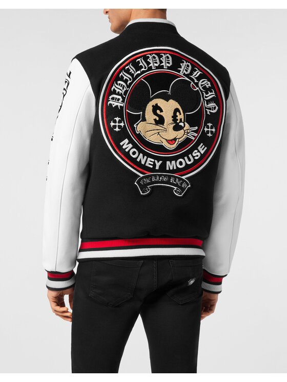 PHILIPP PLEIN PHILIPP PLEIN Kurtka bomber 23631 Czarny Regular Fit