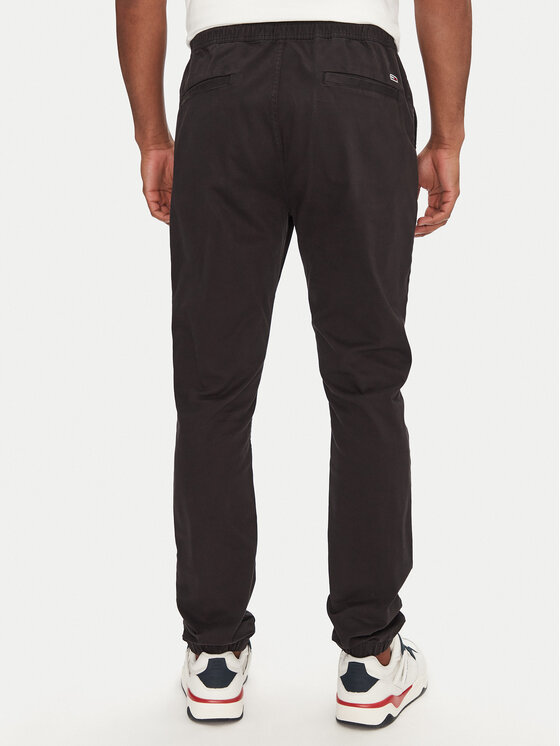 Tommy Jeans Tommy Jeans Jogging hlače Austin DM0DM20283 Črna Slim Fit