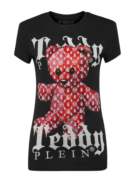 PHILIPP PLEIN PHILIPP PLEIN T-Shirt 1643 Czarny Regular Fit