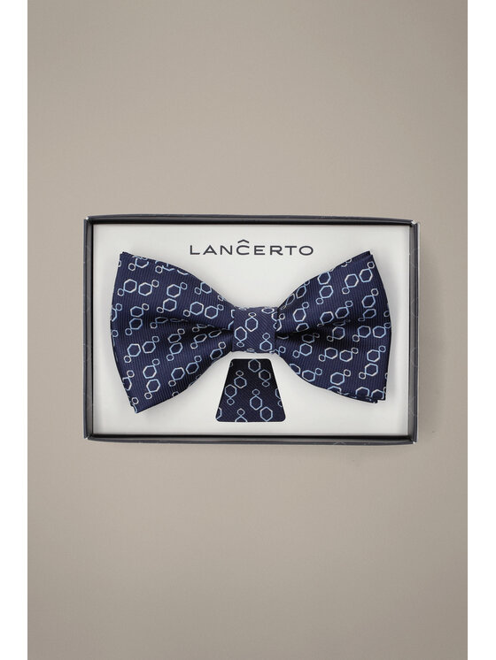 Lancerto Lancerto Komplet mucha i poszetka Mucha Granatowa MU090126000007 Granatowy