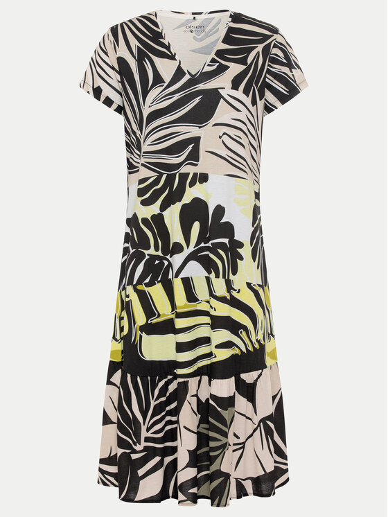 Olsen Olsen Sommerkleid 13001756 Bunt Regular Fit