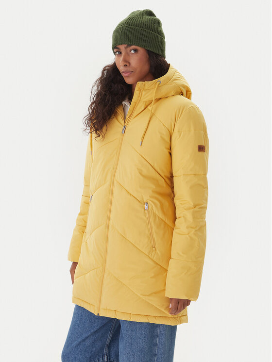 Roxy Roxy Télikabát Better Weather ERJJK03634 Sárga Regular Fit