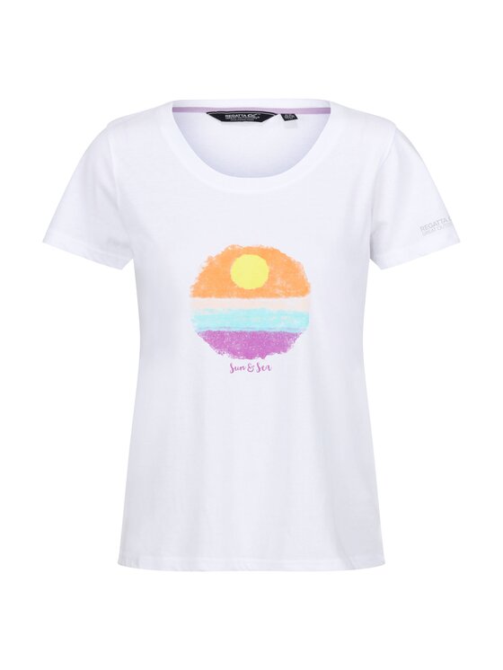 Regatta Regatta T-Shirt Filandra VIII Biały Short Fit