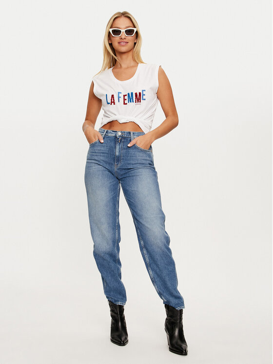 Guess Guess T-shirt W92I77 K8FY0 Bianco Regular Fit