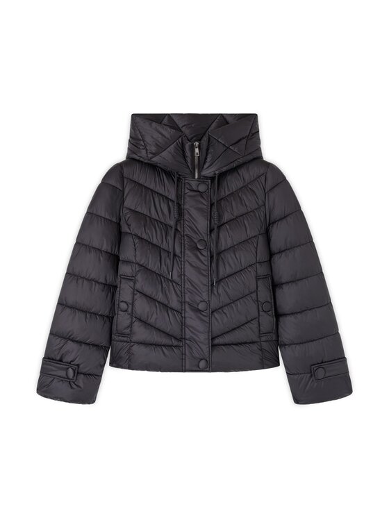 Motivi Motivi Kurtka puchowa F020Q000753N033 Czarny Boxy Fit