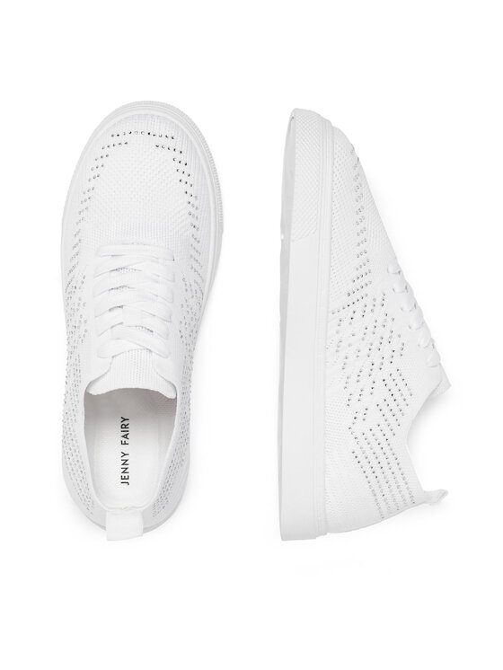 Jenny Fairy Jenny Fairy Sneakers aus Stoff WFA0610-1 Weiß