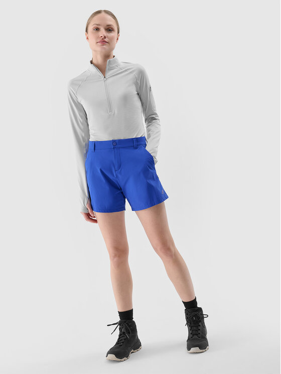 4F 4F Bluza techniczna HALNY Szary jasny Regular Fit