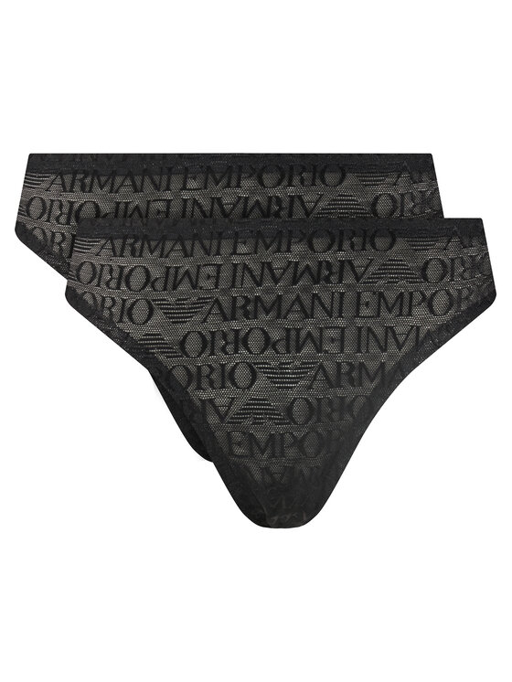 Emporio Armani Underwear Emporio Armani Underwear Souprava brazilských kalhotek EW000403 AF10880 MC005 Černá