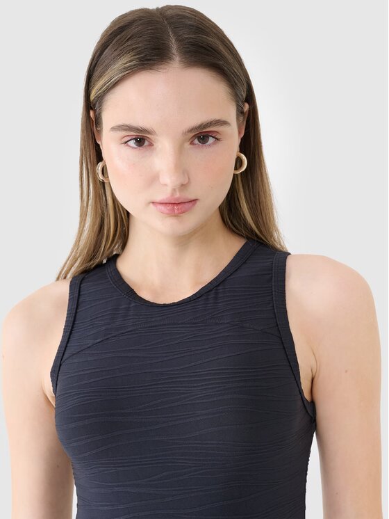 Body 4F, Rozmiar M, Czarne, 4FWSS25TBODF005-20S