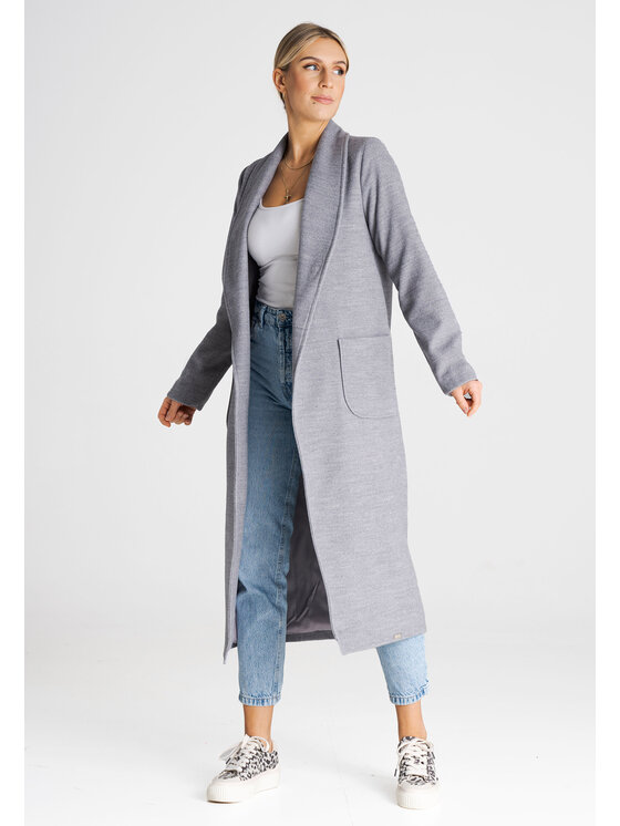 FIGL FIGL Kabát M991 Sivá Regular Fit