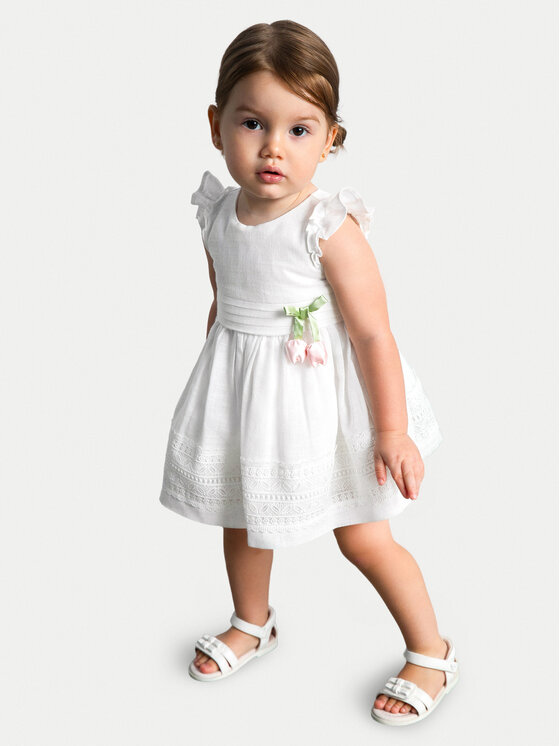 Mayoral Mayoral Elegantes Kleid 1907 Écru Regular Fit