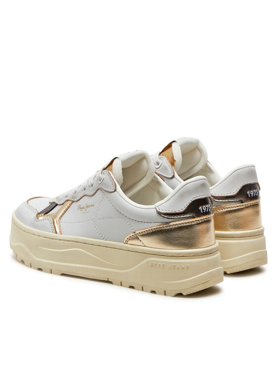 Pepe Jeans Pepe Jeans Sneakersy Kore Club W PLS00021 Bílá