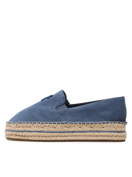Tommy Hilfiger Tommy Hilfiger Espadryle Th Suede Flatform FW0FW07069 Granatowy