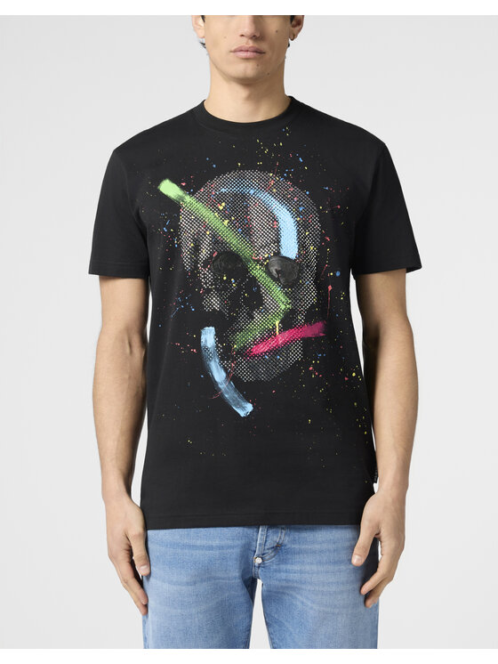 PHILIPP PLEIN PHILIPP PLEIN T-Shirt 30543 Černá Regular Fit