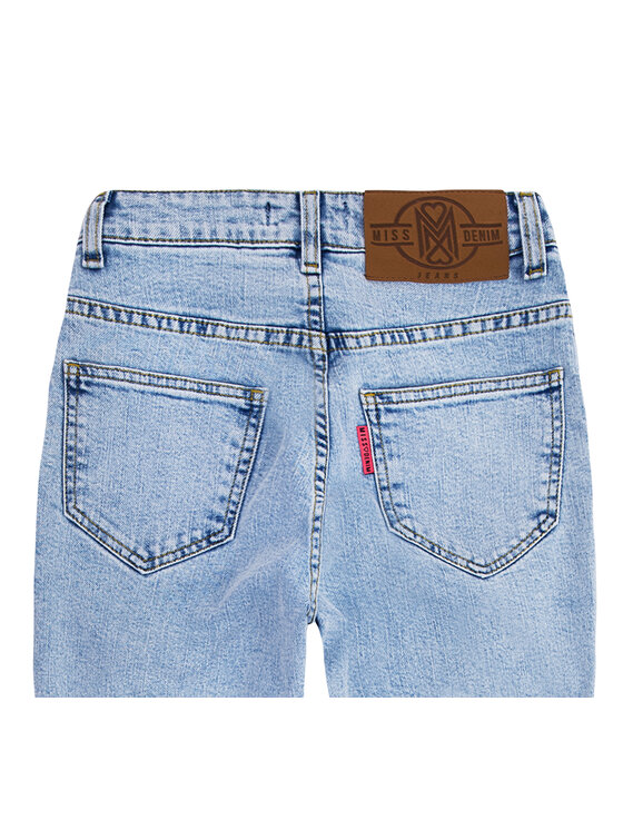 MissDenim MissDenim Jeansy Zip Leg Niebieski Skinny Fit