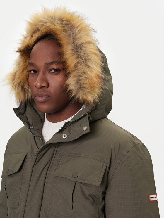 Hunter Hunter Куртка парка Angus HARM0018252 Зелений Regular Fit