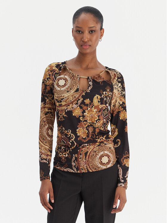 Rinascimento Rinascimento Bluse CFC0020152002 Schwarz Regular Fit