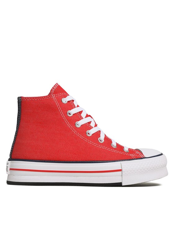 Converse Modne Superge Chuck Taylor All Star EVA Lift A06019C Rdeča