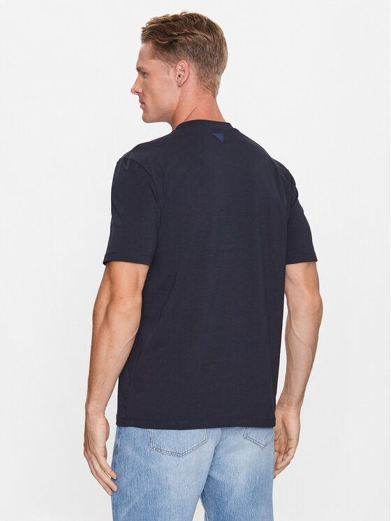 Guess Guess T-krekls Z2YI11 J1314 Tumši zils Regular Fit