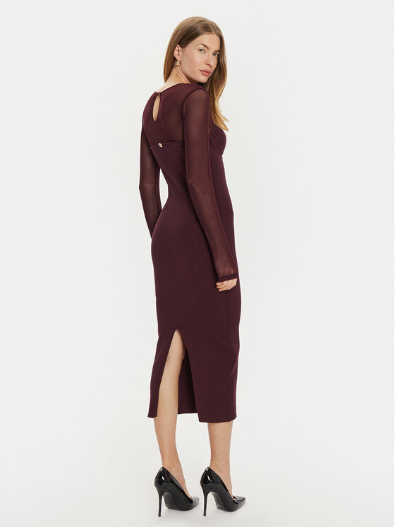 TWINSET TWINSET Coctailkleid 242AT3040 Violett Slim Fit