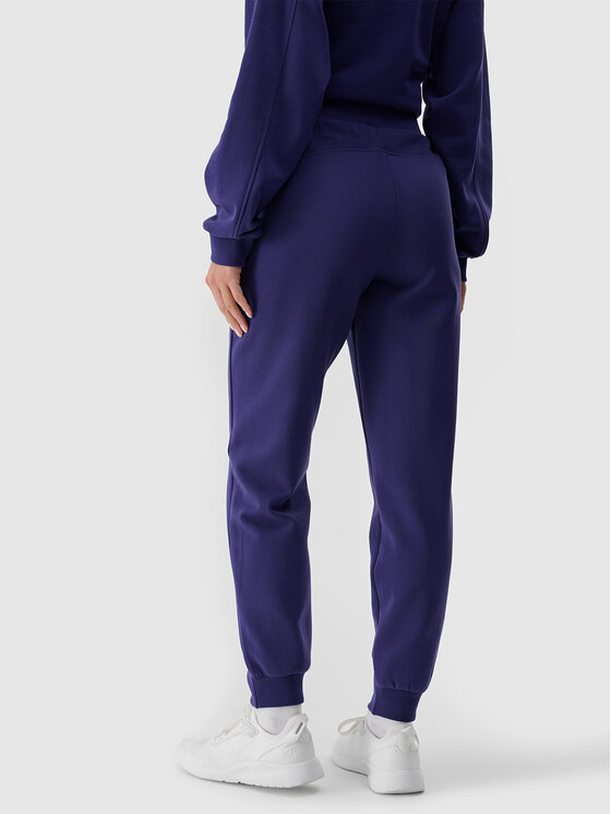 4F 4F Spodnie dresowe EMPOWERED BY NATURE Granatowy Regular Fit
