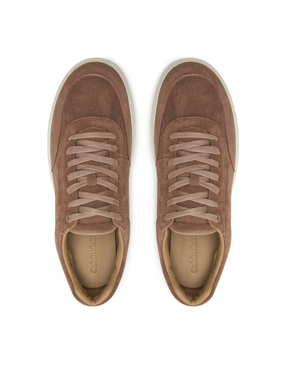 Calvin Klein Calvin Klein Tenisice Lace Up Suede HM0HM01792 Smeđa