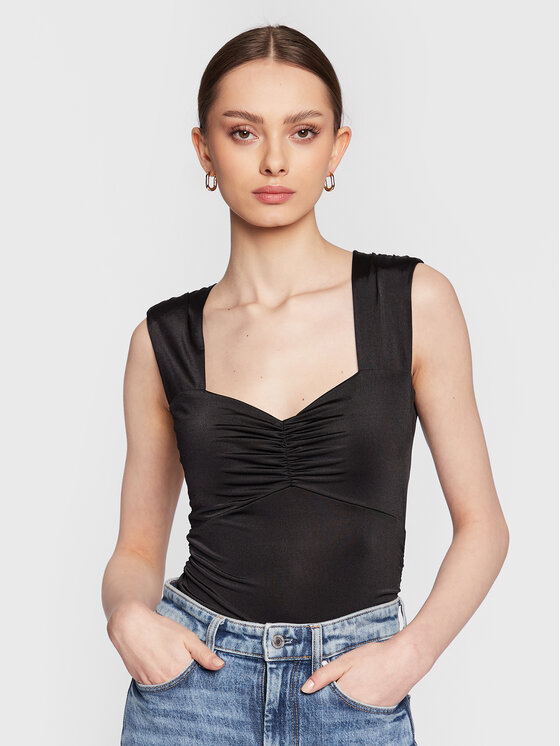 Guess Top Susan W3RP43 K4JZ0 Negru Slim Fit