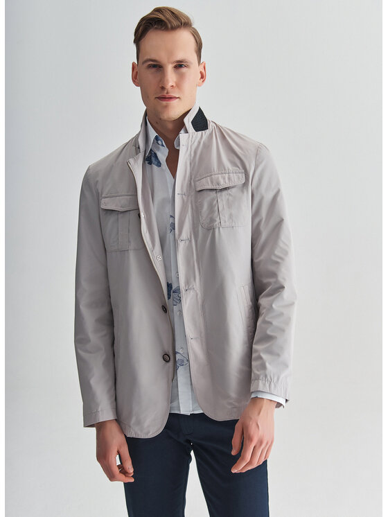 Pako Lorente Pako Lorente Kurtka przejściowa P20SF-5X-008 Beżowy Classic Fit
