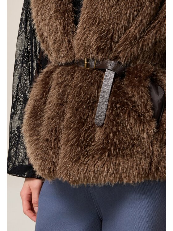 Oltre Oltre Cappotto 0006J000157N002 Marrone Regular Fit