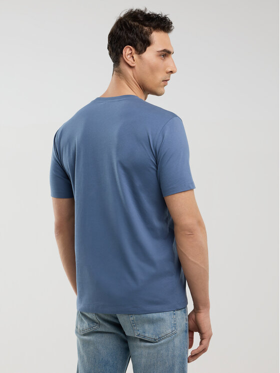 BIG STAR BIG STAR T-Shirt SERTER Niebieski Basic Fit