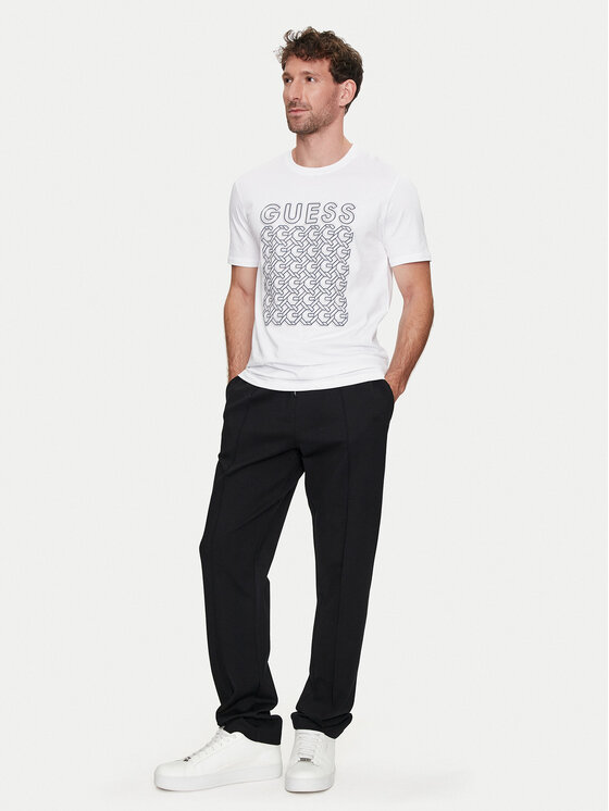 Guess Guess T-särk M4YI29 J1314 Valge Slim Fit