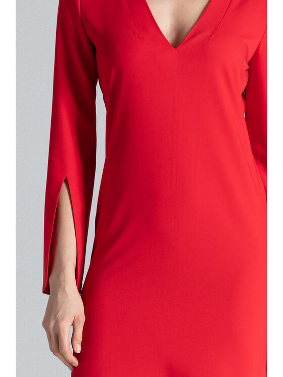 FIGL FIGL Vestito da giorno M550 Rosso Regular Fit