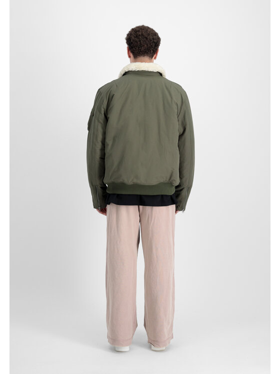 Alpha Industries Alpha Industries Kurtka bomber DA-3 Bomber Winter Jacket Zielony Regular Fit