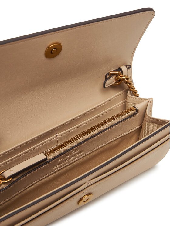 PINKO PINKO Käekott Love Tiny Brids Wallet C AI 25-26 PCPL 103765 A0F1 Beež
