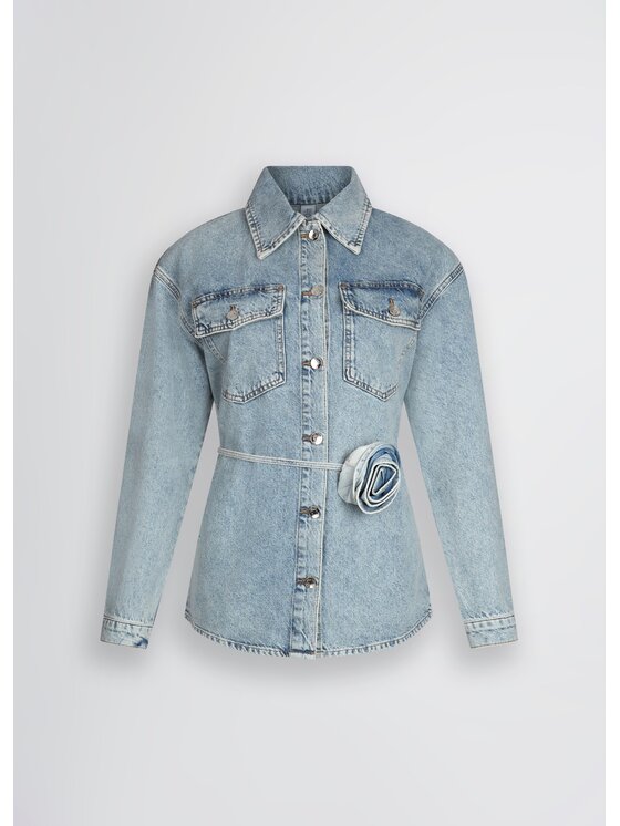 Liu Jo Liu Jo Giacca di jeans UA5276D023978817 Celeste Regular Fit