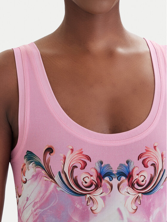 Versace Jeans Couture Versace Jeans Couture Kleid für den Alltag 80HAO9P6 JS545 Rosa Slim Fit