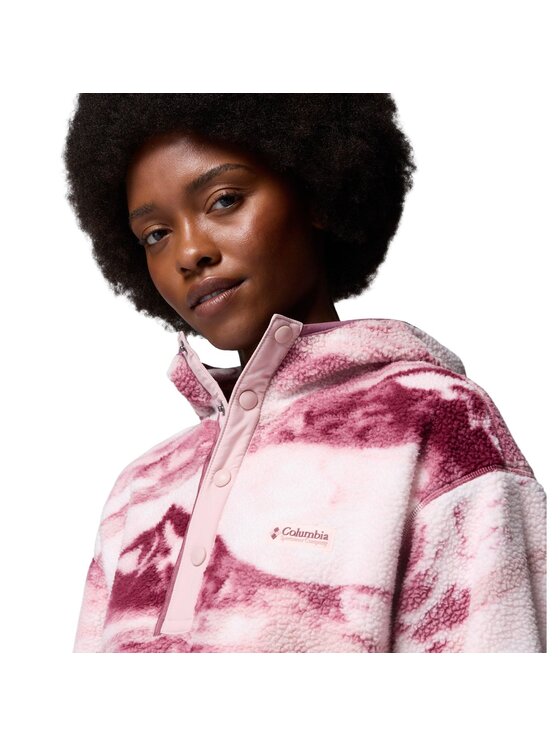 Columbia Columbia Polar Helvetia II Printed Fleece Hoodie 2098481551 Różowy Regular Fit